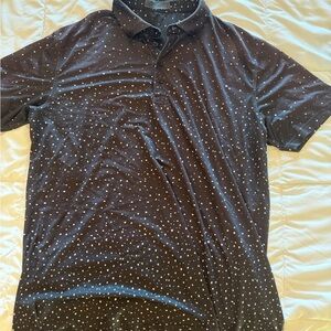 G/FORE Men's Black Golf Polo Size L